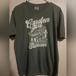 Comfort Colors Garden Girl TShirt Size L